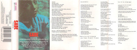 Sade : Promise (Cass, Album, Dol)