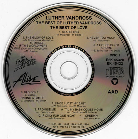 Luther Vandross : The Best Of Luther Vandross...The Best Of Love (2xCD, Comp, RM)