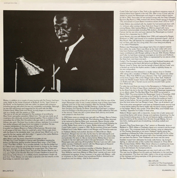 Art Blakey : Live Messengers (2xLP, Album, Gat)