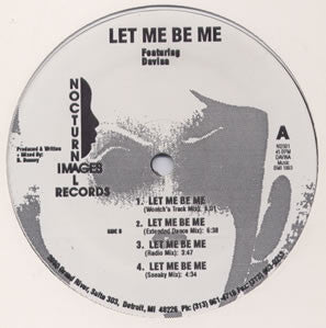 Davina : Let Me Be Me (12")