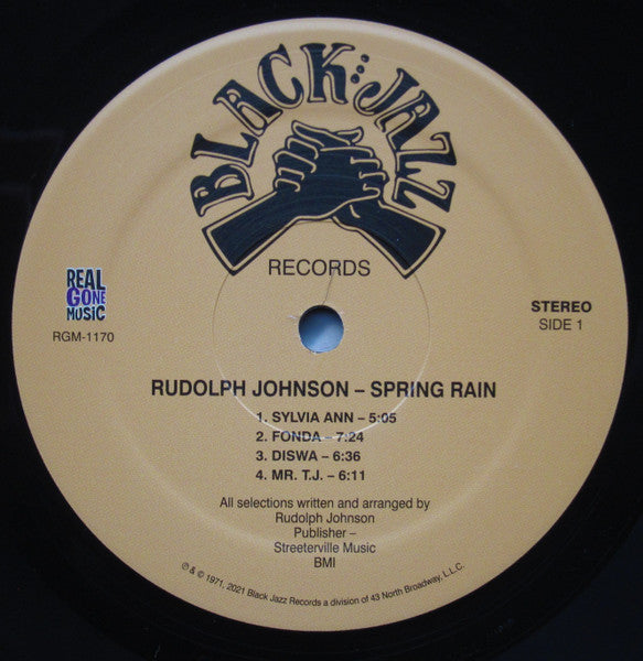 Rudolph Johnson : Spring Rain (LP, Album, Ltd, RE)