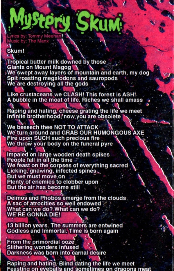 The Manx : Mystery Skum And The Odyssey Of Goo (Cass, Album)