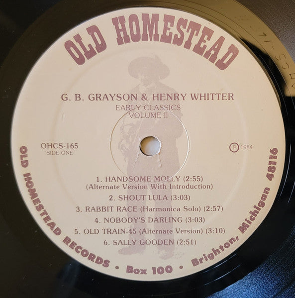 G.B. Grayson & Henry Whitter* : Early Classics - Volume II (LP, Comp)