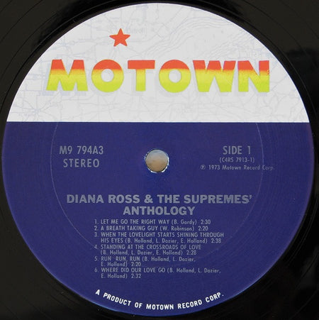 Diana Ross And The Supremes* : Anthology (3xLP, Comp, Ter)