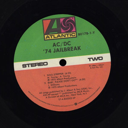 AC/DC : '74 Jailbreak (LP, Album, Comp, Spe)