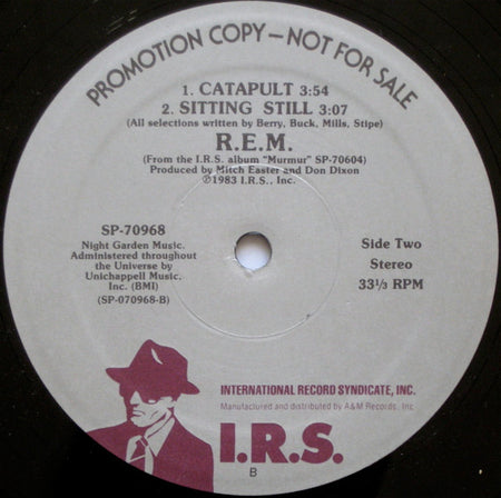 R.E.M. : Talk About The Passion (12", Promo)