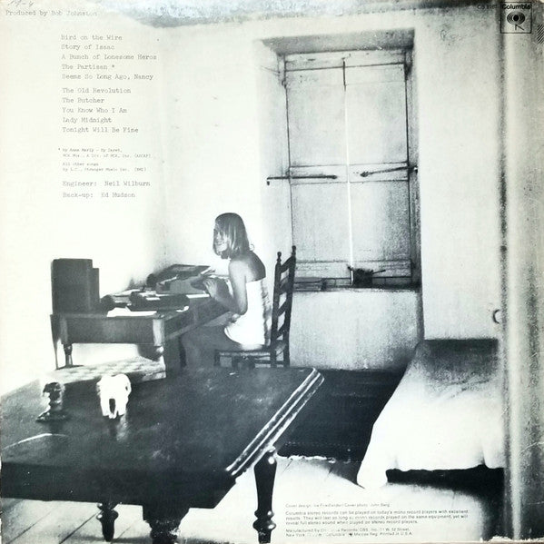 Leonard Cohen : Songs From A Room (LP, Album, RE, Ter)