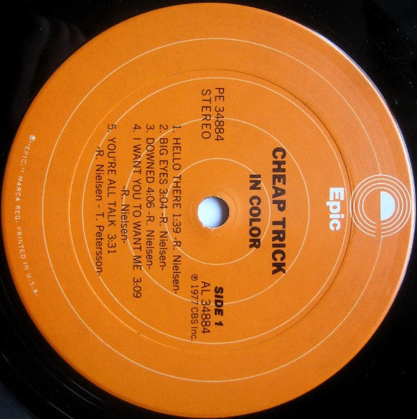 Cheap Trick : In Color (LP, Album, San)