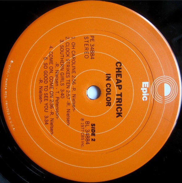 Cheap Trick : In Color (LP, Album, San)