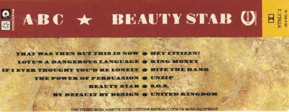 ABC : Beauty Stab (Cass, Album)