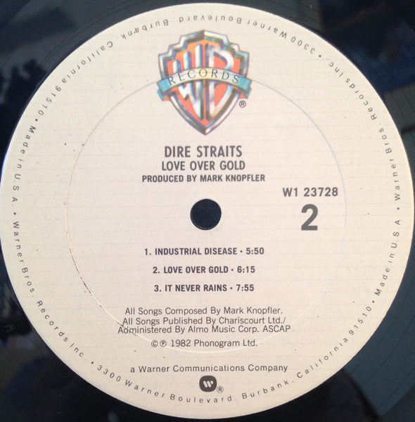Dire Straits : Love Over Gold (LP, Album, Club, Pit)