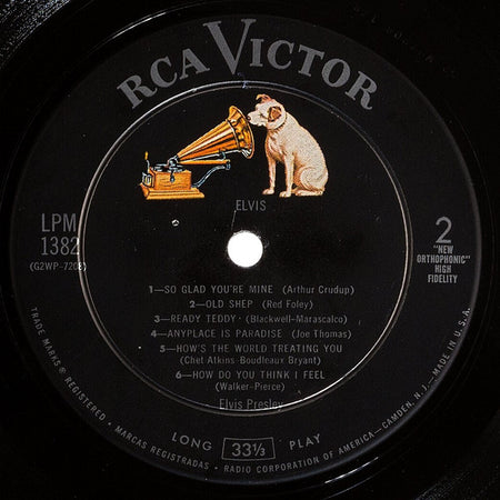 Elvis Presley : Elvis (LP, Album, Mono)