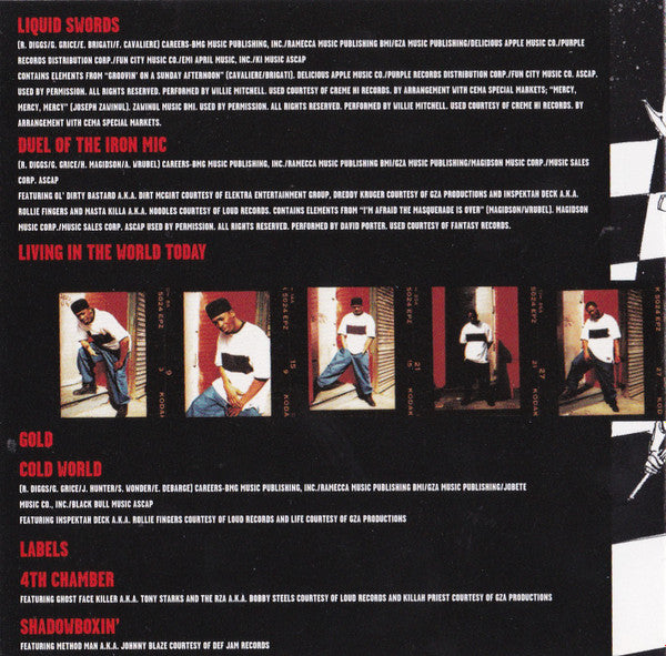 Genius* / GZA : Liquid Swords (CD, Album, RE, UNI)