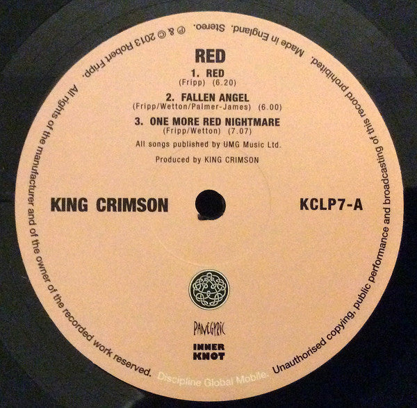 King Crimson : Red (LP, Album, RE, 200)