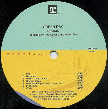 Green Day : Dookie (LP, Album, RE)