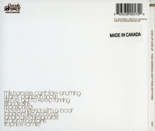 Chin Up Chin Up : This Harness Can't Ride Anything (CD, Album)