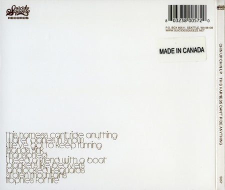 Chin Up Chin Up : This Harness Can't Ride Anything (CD, Album)