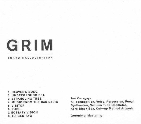 Grim : Tokyo Hallucination (CD, Album, Ltd)