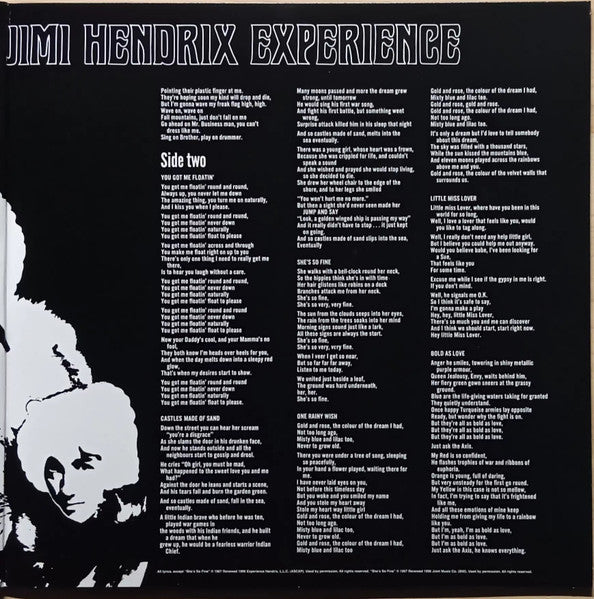 The Jimi Hendrix Experience : Axis: Bold As Love (LP, Album, Mono, RE, Gat)