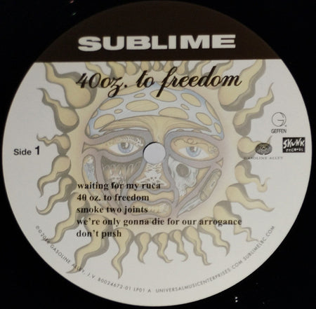 Sublime (2) : 40oz. To Freedom (2xLP, Album, RE, RM)