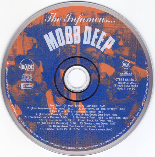 Mobb Deep : The Infamous (CD, Album, RP)