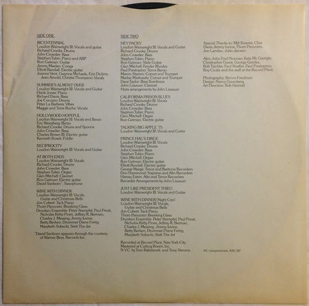 Loudon Wainwright III : T Shirt (LP, Album, PRC)