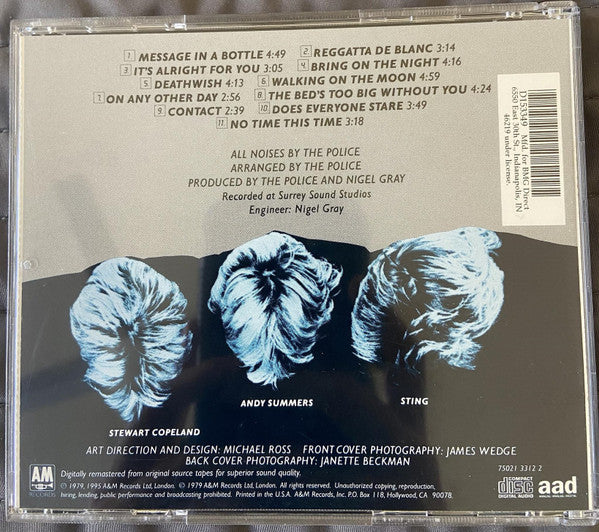 The Police : Reggatta De Blanc (CD, Album, Club, RE, RM, BMG)