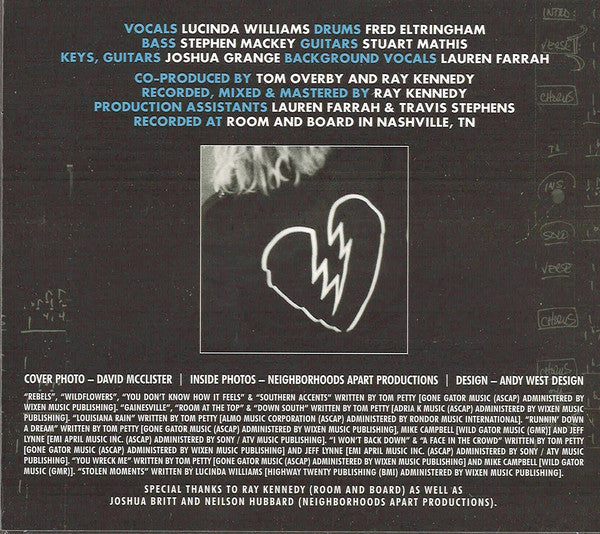 Lucinda Williams : Runnin' Down A Dream: A Tribute To Tom Petty (CD, Album)