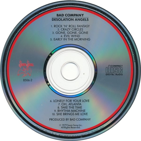 Bad Company (3) : Desolation Angels (CD, Album, RE)