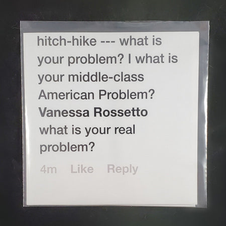 Vanessa Rossetto : What Is Your Middle​-Class American Problem? (7", Ltd)