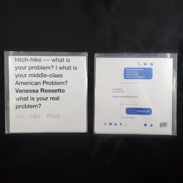 Vanessa Rossetto : What Is Your Middle​-Class American Problem? (7", Ltd)