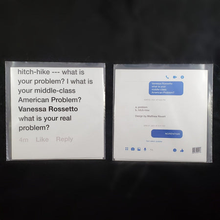 Vanessa Rossetto : What Is Your Middle​-Class American Problem? (7", Ltd)