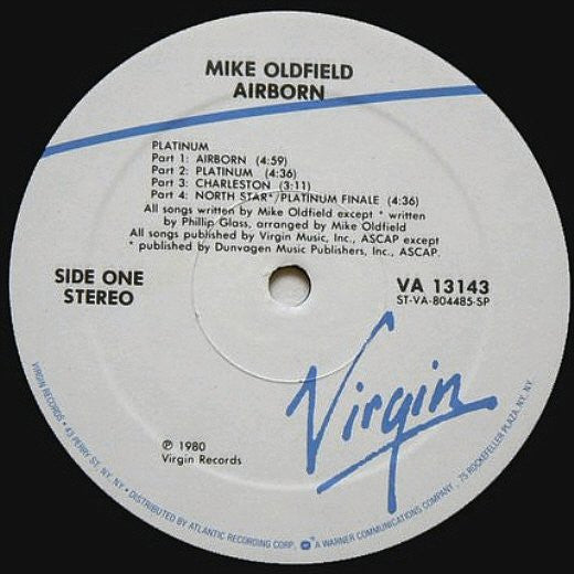 Mike Oldfield : Airborn (2xLP, Album, Spe)