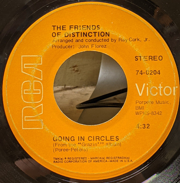The Friends Of Distinction : Let Yourself Go / Going In Circles (7", Single, Ind)