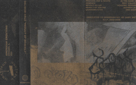 Dalibor Cruz : Result Of Shackle  (Cass, Album)