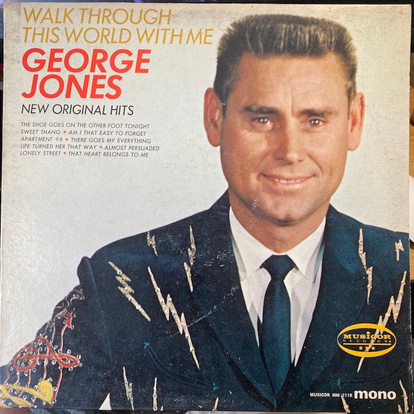 George Jones (2) : Walk Through This World With Me (LP, Album, Mono)