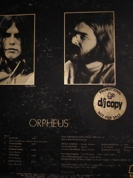Orpheus (5) : Orpheus (LP, Album, Promo)