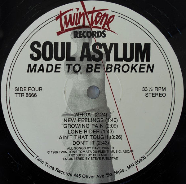 Soul Asylum (2) : Made To Be Broken (LP, Album)