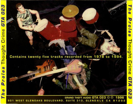 Proles : Thought Crime (CD, Comp)