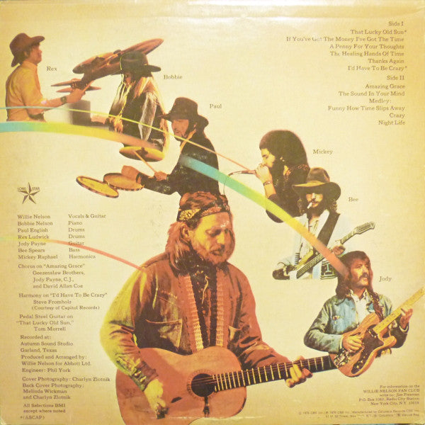 Willie Nelson : The Sound In Your Mind (LP, Album, RE, Ter)