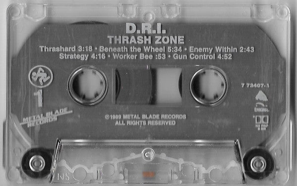 D.R.I.* : Thrash Zone (Cass, Album)
