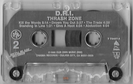 D.R.I.* : Thrash Zone (Cass, Album)