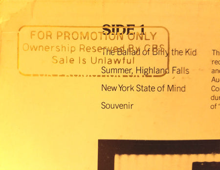 Billy Joel : Souvenir (LP, Promo, Smplr)
