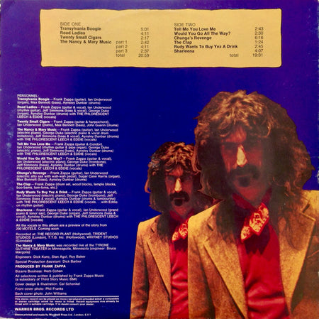 Frank Zappa : Chunga's Revenge (LP, Album, Oli)