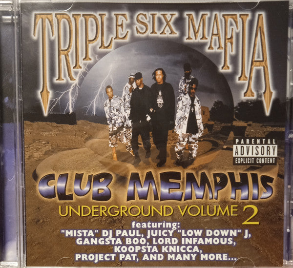 Triple Six Mafia* : Club Memphis (Underground Volume 2) (CD, Comp, RE)