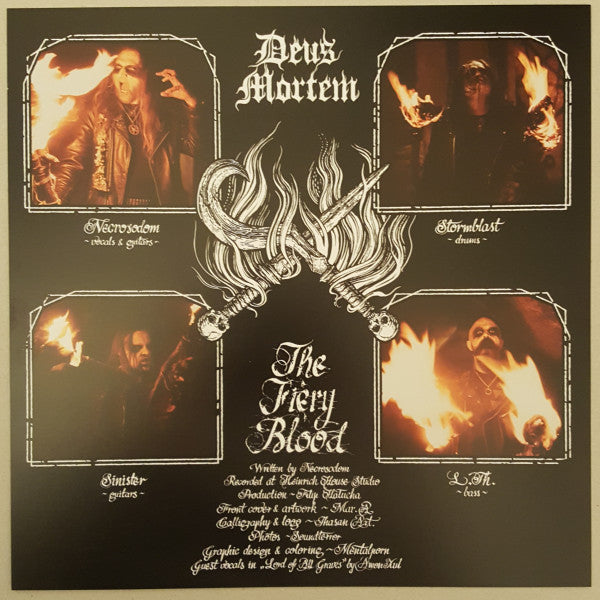 Deus Mortem : The Fiery Blood (LP, MiniAlbum, 180)