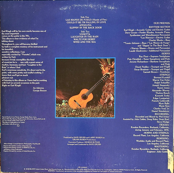 Earl Klugh : Earl Klugh (LP, Album, Ter)