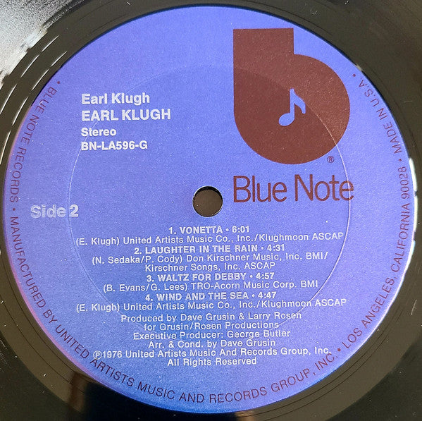 Earl Klugh : Earl Klugh (LP, Album, Ter)