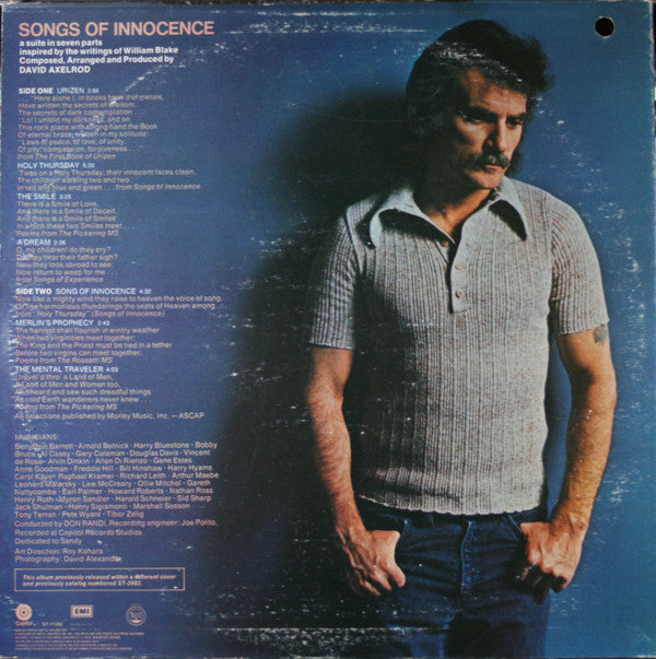 David Axelrod : Song Of Innocence (LP, Album, RE, Jac)
