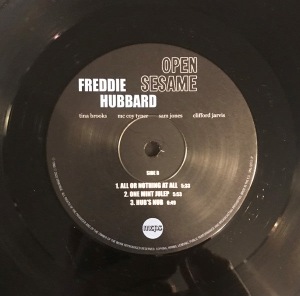 Freddie Hubbard : Open Sesame (LP, Album, RE)